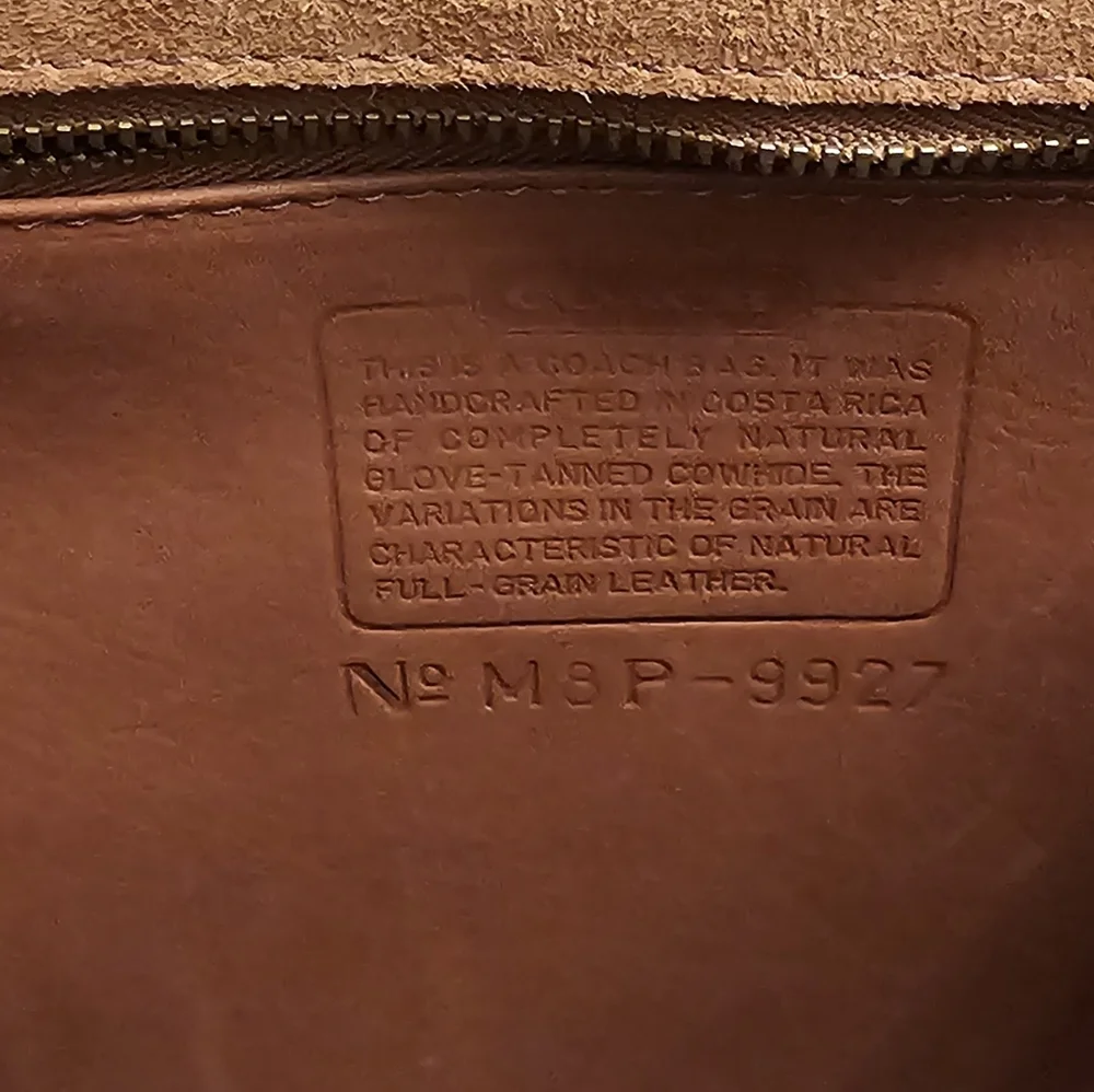 Coach The Original Willis Bag W/Original Detachable Strap, Brass Hardware - Picture 5 of 16